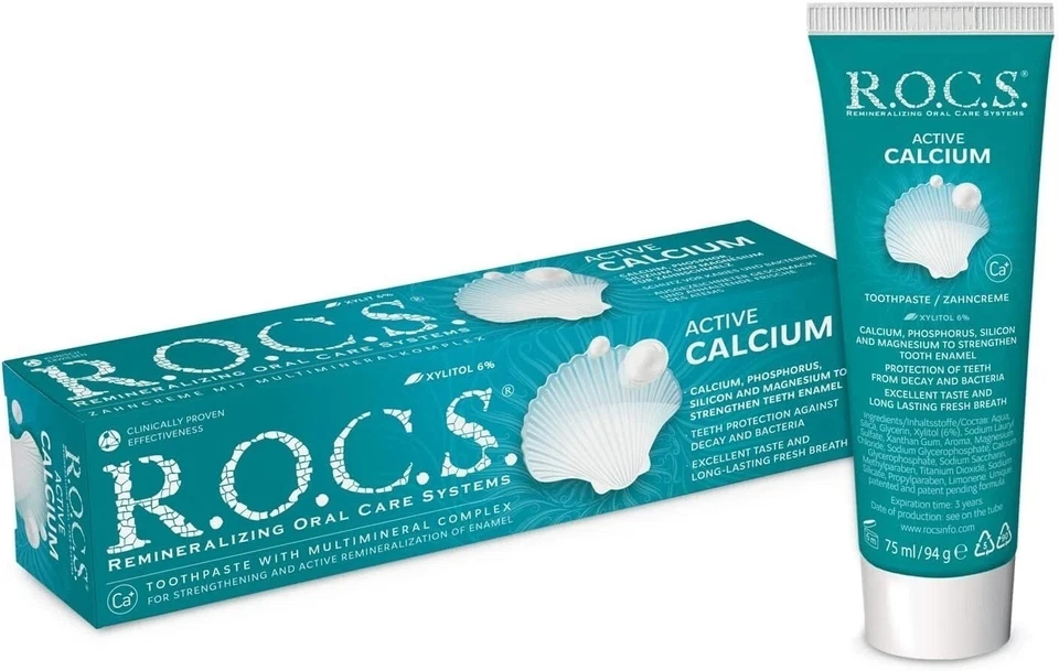 Toothpaste R.O.C.S Active Calcium With Multimineral Complex - Image 1 of 1