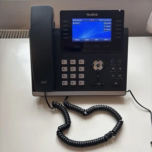 Ultra Elegant Yealink Gigabit IP Phone SIP T46U Tested & Working / Factory Reset - Photo 1/7