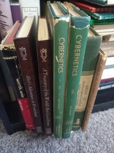 Lot of 15 Slim Vintage Hardcover Books - random colors - Free Shipping - Imagen 1 de 1
