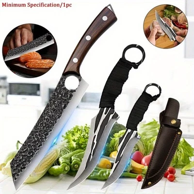 1 3 4 peças faca de desossa de aço inoxidável faca de cozinha multiuso para churrasco - Imagem 1 de 4