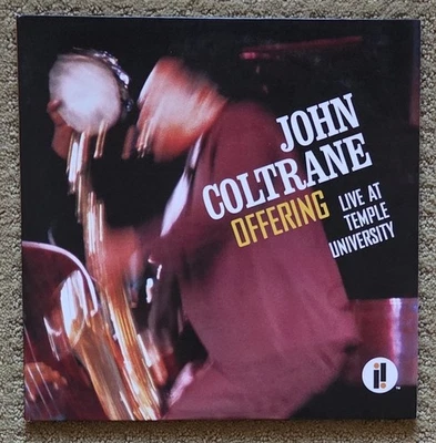 John Coltrane Offering Live At Temple University 2xLP vinyl record album Jazz - Image 1 of 2