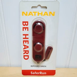 Nathan SaferRun Ripcord Siren Loud 120dB Emergency Safety Alarm Red New Runner - Picture 1 of 5