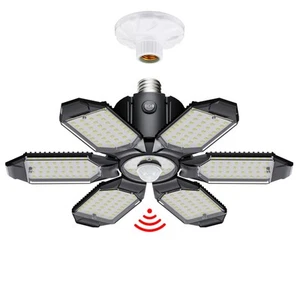 Motion Sensor Garage Light, 20000LM 200W Garage Lights Ceiling Led Motion Act... - Picture 1 of 7