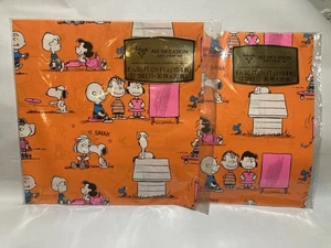 Ambassador/Hallmark Peanuts Schulz ungeöffnete Geschenkverpackung - 4 Blatt - Bild 1 von 7