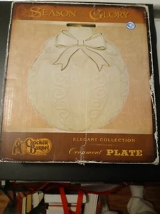 Plato Adorno Navidad Galleta Barril Temporada de Gloria - Imagen 1 de 5