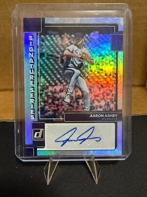 2022 Panini Donruss - Signature Series #SS-AA Aaron Ashby (AU, RC) - Image 1 of 2