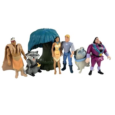 Lote de figuras de plástico de juguete BURGER KING Pocahontas club infantil de colección adornos para pasteles años 90 Foto 1 de 4