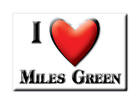 Miles Green, Staffordshire, England - Fridge Magnet Souvenir Uk