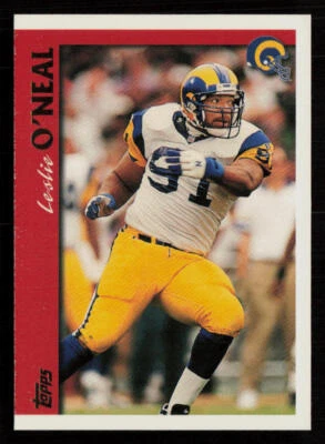 1997 Topps #226 Leslie O'Neal St. Louis Rams Football Card - Image 1 of 2