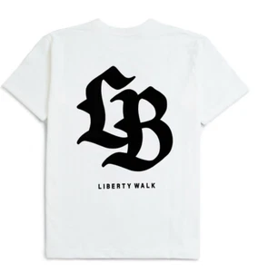 LBWK Japan Custom Car Liberty Walk LB T-Shirt White JDM Style Sizes: M, L, XL - Picture 1 of 6