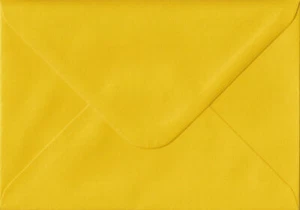 Sonnenblumengelb 133 mm x 184 mm (5"x7") 100 g/m² gummierte Grußkartenumschläge - Bild 1 von 1