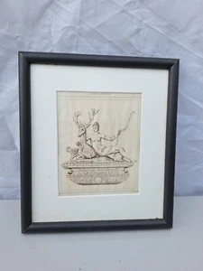 Gravure France 1547-1559 Diane de Poitiers( Jean Goujon) Tableau encadré. - Picture 1 of 9