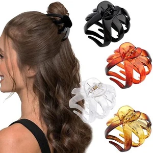 4Pcs Octopus Hair Clips for Women Thick Hair 3.15”Large Matte Jaw Claw Clips No - Picture 1 of 6
