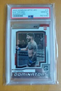 Ilia Topuria 2022 Donruss Optic Dominators PSA 10 Rookie #17 - Imagen 1 de 4