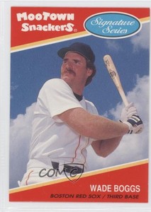 1991 Mootown Snackers Signature Series Food Issue No Coupon Wade Boggs #11 HOF