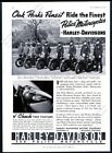 1939 Oak Park IL police photo Harley Davidson motorcycle vintage print ad