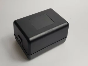 IN-LINE POWER SUPPLY BOX BLACK 100 x 75 x 60mm PSU PC-ABS CASE - Picture 1 of 6