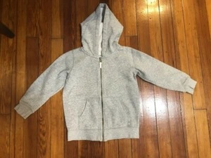 Carter's Boys Gray Full Zip Hoodie Cotton Blend Size 7 - Picture 1 of 5