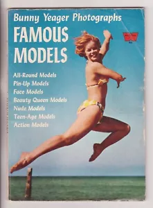 VINTAGE: BUNNY YEAGER PHOTOGRAPHS FAMOUS MODELS (1965) SC ~Betty Page~ - Picture 1 of 2
