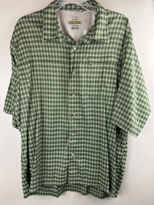 Re Head Brand Herren Angelhemd XL grün weiß kariert leicht - Bild 1 von 9
