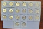 Brilliant Uncirculated 1941-47 Walking Liberty Half Dollar (20 Coins) Short Set