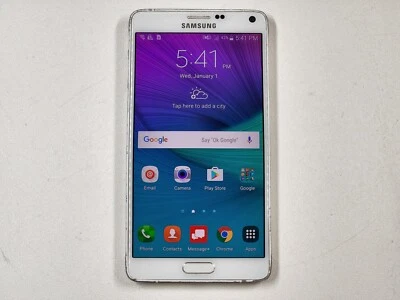 Samsung Galaxy Note 4 (SM-N910V) 32GB (Verizon) - SMALL ISSUE - Clean IMEI Q0603 - Image 1 of 4