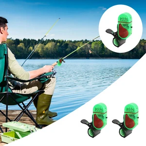 Alarma de pesca LED doble 2 piezas - Alerta de mordida fuerte con luces intermitentes para peces nocturnos - Imagen 1 de 7