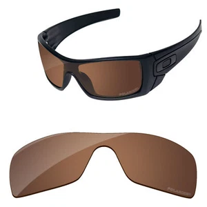Lenslog PRO Polarized Replacement Lenses For-Oakley Batwolf OO9101Copper Brown - Picture 1 of 7