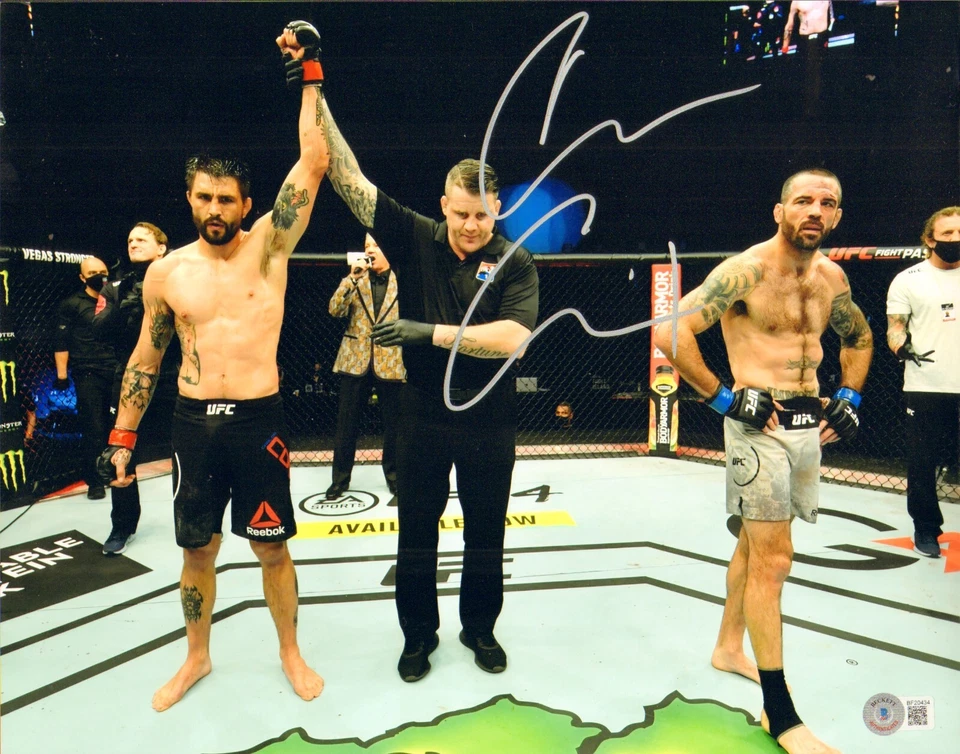 FOTO 11x14 firmada por Carlos Condit NBK CERTIFICADO DE AUTENTICIDAD BAJO UFC WEC CHAMP 143 195 264 B Foto 1 de 1