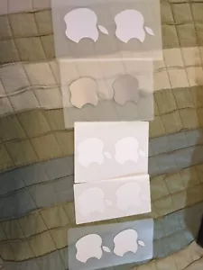 Authentic OEM Apple logo stickers -Lot- - Picture 1 of 2