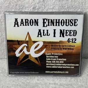 Aaron Einhouse CD single- All i need- Radio Promo - Imagen 1 de 3