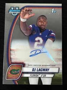2024 Bowman University Chrome Florida Gators Rookie DJ Lagway Bowman Auto - Picture 1 of 2