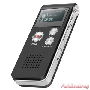 Digital Voice Recorder Dictaphone Audio Sound Recorder Mini Small Spy Lecture - Picture 1 of 13