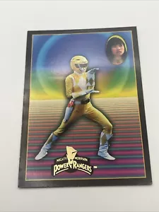 1994 POWER RANGERS SERIES 2 TRADING CARD BIOGRAPHY CHASE CARD F-3 YELLOW RANGER - Picture 1 of 8
