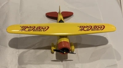 Coca-Cola Diecast 1929 Lockheed Airplane Ertl Metal Bank - Image 1 of 4