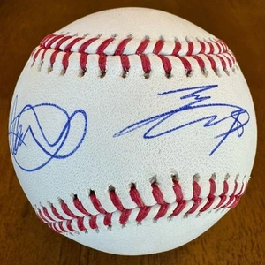 Shohei Ohtani Ichiro Suzuki Dual Autographed Major League Baseball Fanatics COA - Picture 1 of 13