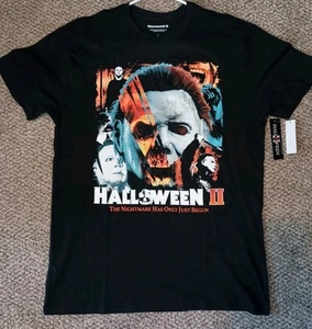 Halloween 2 Michael Myers Black Mens T-Shirt 100% Cotton New - Picture 1 of 3