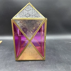 Buntglas Laterne 11 cm - Bild 1 von 6