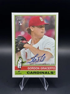 2025 Topps Heritage Gordon Graceffo RC Real One Auto ROA-GG - Bild 1 von 2