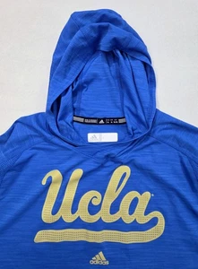 Adidas UCLA Bruins Hoodie Men XL Blue Pullover Popover Team Issue LIMITED USE - Picture 1 of 7