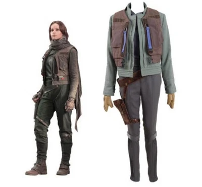Star Wars Rogue One A Story Jyn Erso Cosplay Costume Halloween Carnival  sale - Image 1 of 4