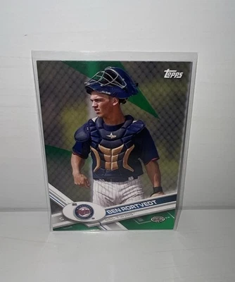 2017 Topps Pro Debut Ben Rortvedt Green Parallel /99 #61 Dodgers - Image 1 of 2