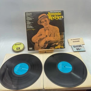 Jimmie Rodgers- The Legendary Jimmie Rodgers Vol. 1 EX/VG+ Ultrasonic Clean - Picture 1 of 3