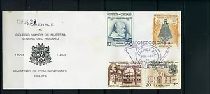 COLEGIO MAYOR DE NTRA. SENORA DEL ROSARIO,-f.d.c. BOGOTA>300th ANNIV. 1653-1953 - Picture 1 of 3