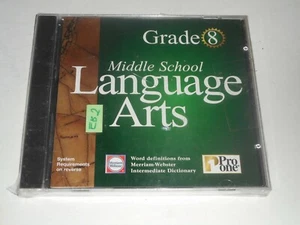 Middle School Language Arts Grade 8 CD-ROM for Windows - NEW  - Picture 1 of 2