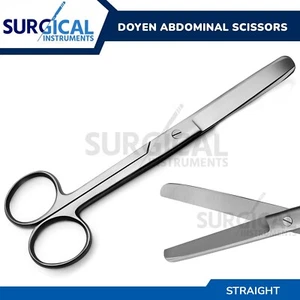 Doyen Abdominal Scissors 7" Straight Surgical Gynecology Instrument German Grade - Picture 1 of 3