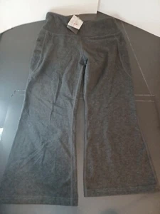 BALEAF Women's Yoga Pants Capris Leggings High Waisted Exercise Medium Dark Gray - Picture 1 of 5