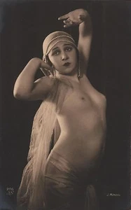 SEXY POSTAL FOTO FRANCESA DESNUDA DE 1920 por Julien Mandel - A.N. PARÍS #206 - Imagen 1 de 1