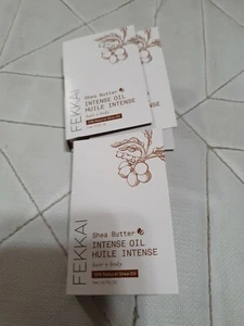 3x Fekkai Shea Butter Intense Oil Huile Intense Hair/Body 0.1floz Travel Sz - Picture 1 of 3