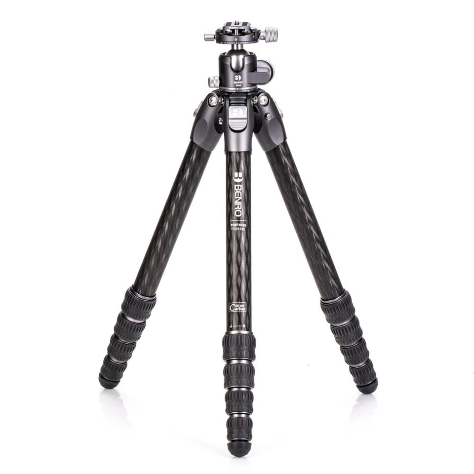 Benro (TTOR35CGX35) Tortoise Columnless Carbon Fiber Three Series Tripod -